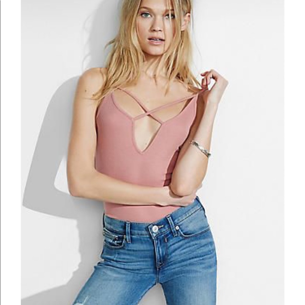 Express One Eleven Strappy Front Cami